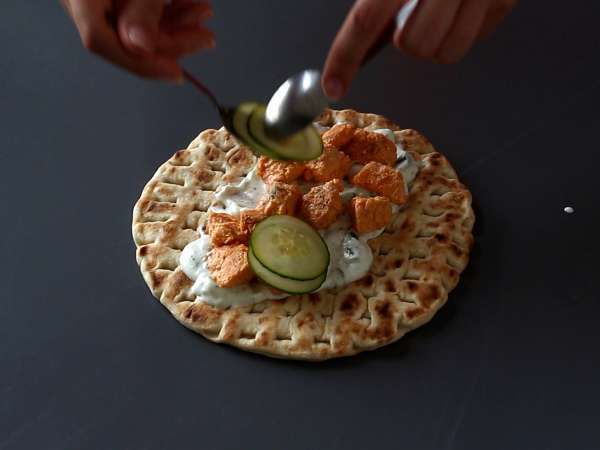 Gyros s lososom, dokonalý grécky rybí sendvič na leto! - Príprava krok 5