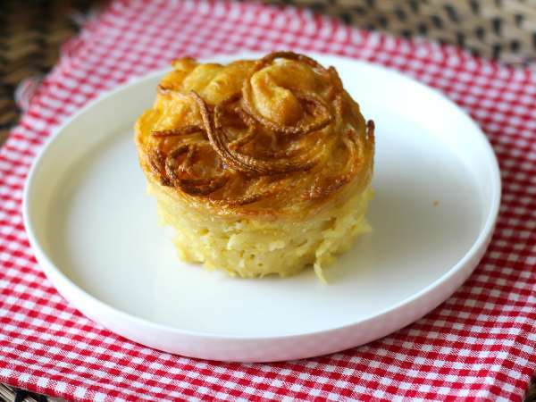 Cestovinová omeleta vo fritéze - Príprava krok 8