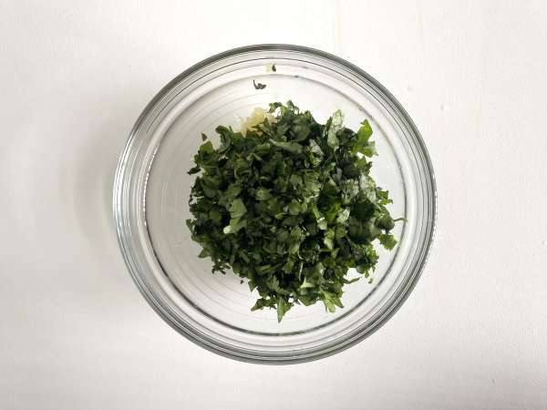 Pečené zemiaky s chimichurri - Príprava krok 4