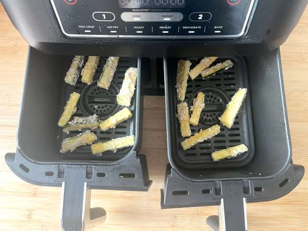 Hranolky z cukety s fritézou na vzduchu - Príprava krok 5
