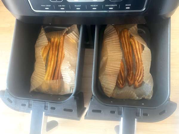 Churros pripravené vo fritéze na vzduchu - Príprava krok 7