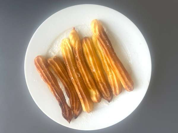 Churros pripravené vo fritéze na vzduchu - Príprava krok 8