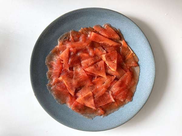 Melónové carpaccio: osviežujúci letný predkrm - Príprava krok 1