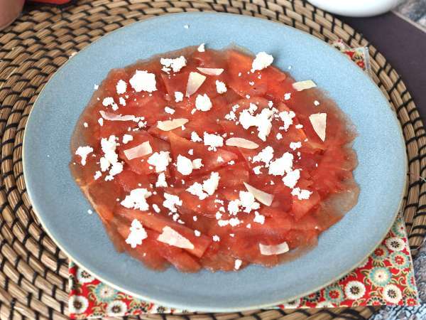 Melónové carpaccio: osviežujúci letný predkrm - Príprava krok 3