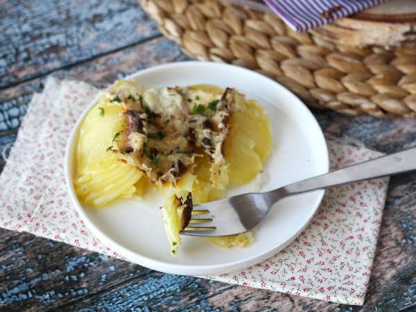 Zemiakový gratin s fritézou Air Fryer - Príprava krok 7