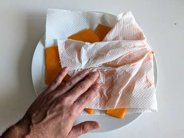 Tekvicové lupienky vo fritéze: ľahké a chutné - Príprava krok 2