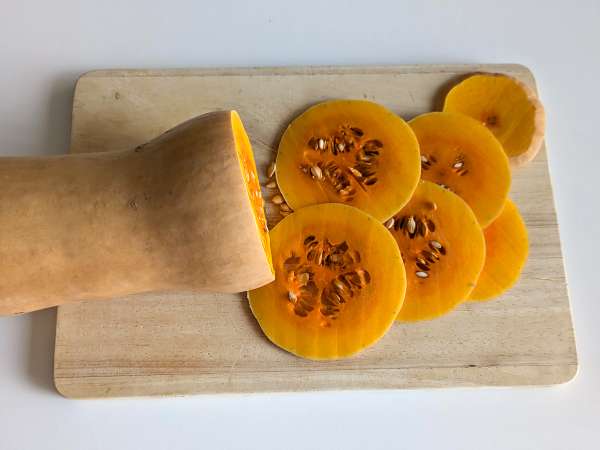 Vegetariánska tekvicová parmigiana - Príprava krok 1