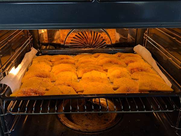 Vegetariánska tekvicová parmigiana - Príprava krok 4