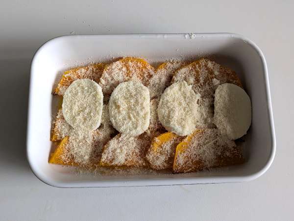 Vegetariánska tekvicová parmigiana - Príprava krok 5