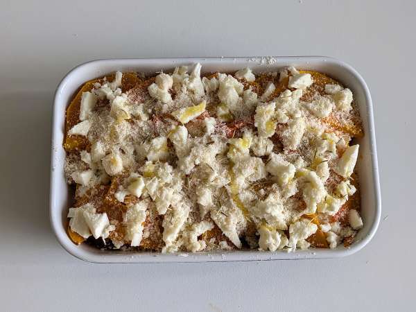 Vegetariánska tekvicová parmigiana - Príprava krok 6