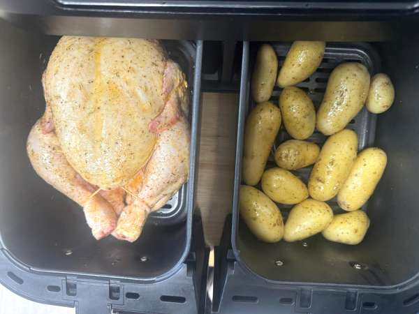 Zemiaky Grenaille vo fritéze Air Fryer - Príprava krok 3