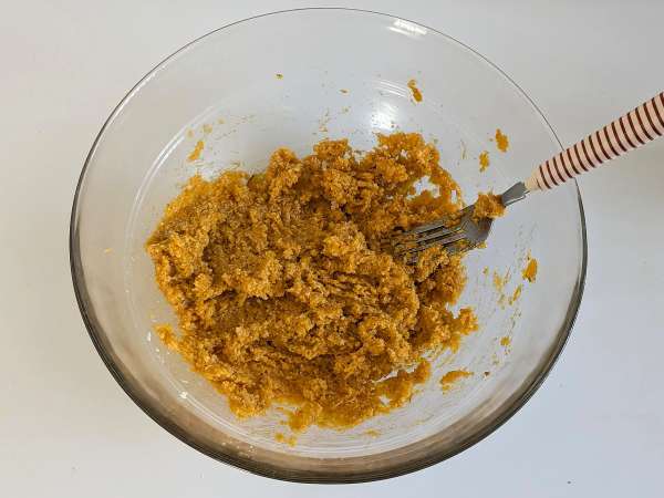 Tekvicové mäsové guľky vo fritéze - Príprava krok 4