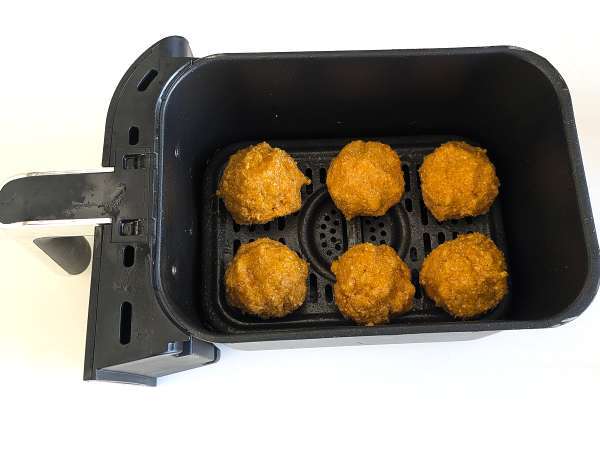 Tekvicové mäsové guľky vo fritéze - Príprava krok 6