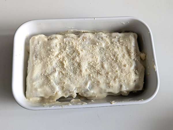 Cannelloni huby a klobása: bohatý a chutný prvý chod - Príprava krok 12