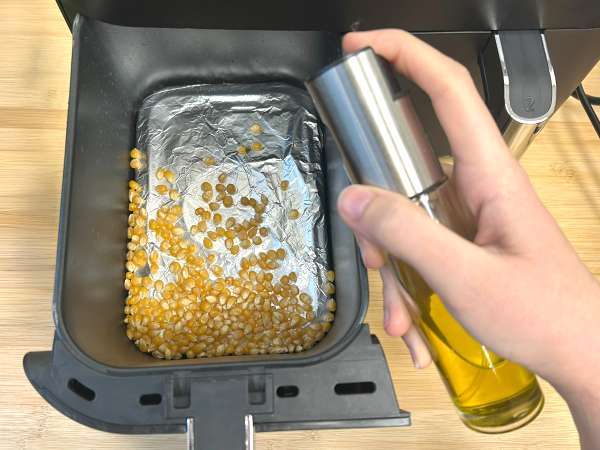 Popcorn vo fritéze, je to možné! - Príprava krok 3