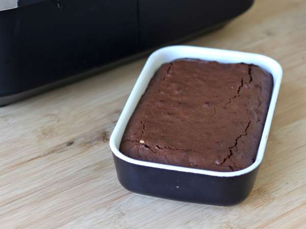 Čokoládový a orechový koláčik vo fritéze - Príprava krok 8