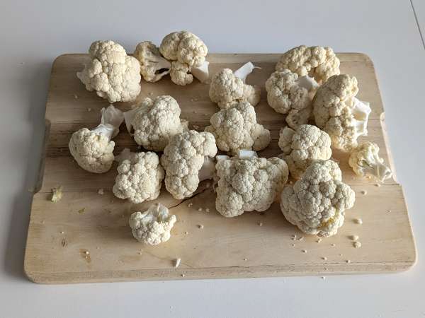 Karfiolové mäsové guľky vo fritéze: úsporný a vegetariánsky recept - Príprava krok 1