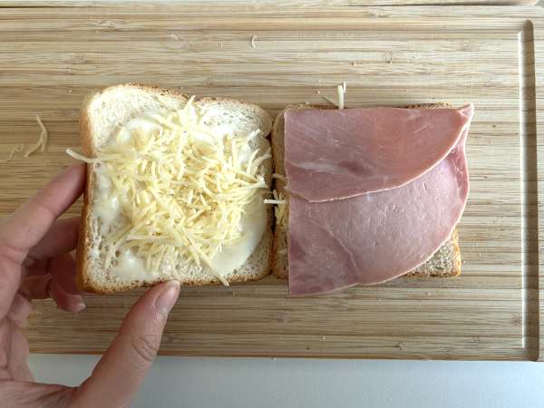 Croque monsieur s AirFryer - Príprava krok 3