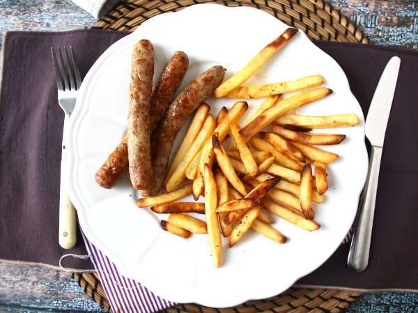 Ako pripraviť klobásy vo fritéze Air Fryer? - Príprava krok 3