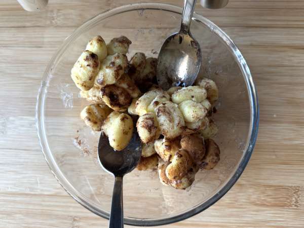 Gnocchi s airfryerom: recept na škoricový dezert, ktorý si môžete vychutnať! - Príprava krok 1
