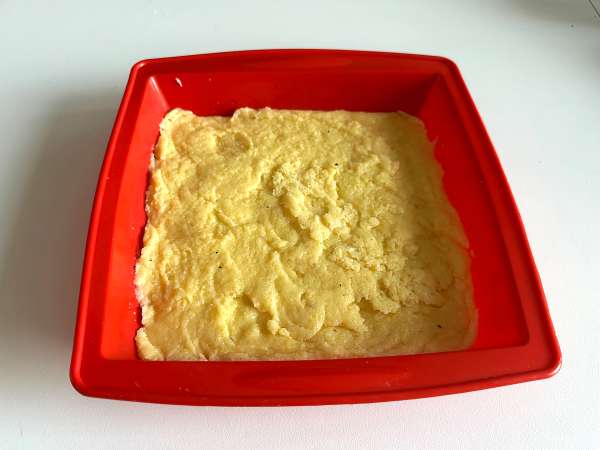 Polenta vyprážaná vo fritéze Air Fryer: chrumkavá, zdravá a bezlepková - Príprava krok 4