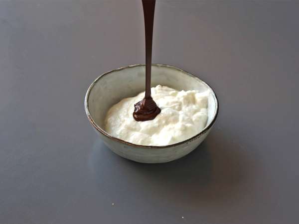 Čokoládová pena so srvátkovým proteínom - Príprava krok 1
