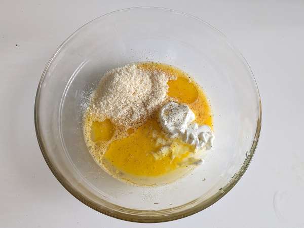 Cuketové muffiny vo fritéze: ľahký a nadýchaný recept - Príprava krok 2