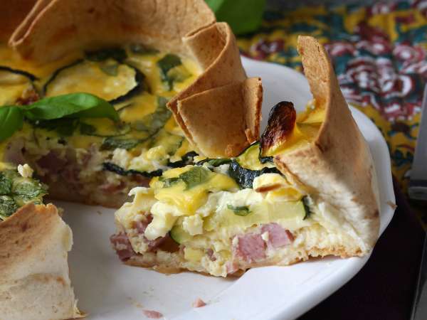 Quiche bez pečiva s tortillou? Je to možné! Ľahký recept - Príprava krok 7