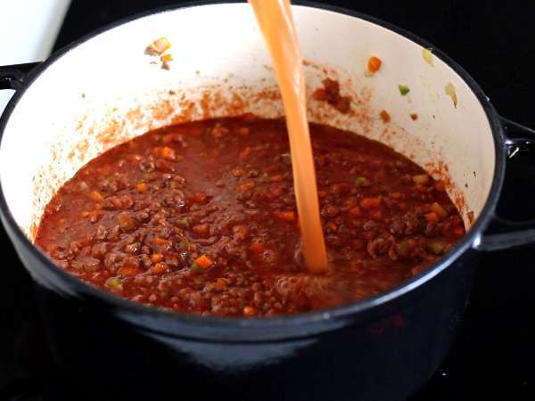 Domáca bolonská omáčka - ragù alla bolognese - Príprava krok 5