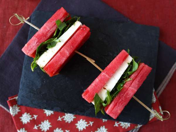 Melónový sendvič s raketou, najčerstvejší virálny recept na leto! - Príprava krok 5