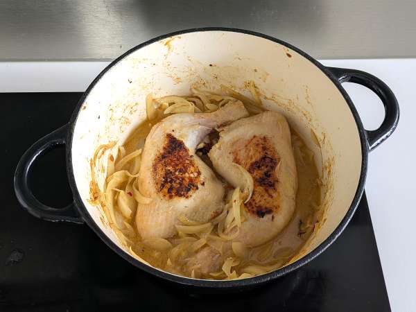 Senegalské kuracie mäso yassa: jednoduchý a chutný tradičný recept - Príprava krok 7