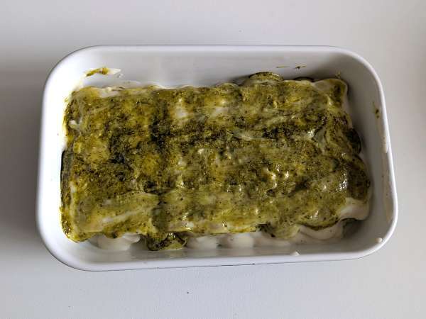 Krémové pesto cannelloni au gratin: jednoduchý a chutný recept - Príprava krok 7