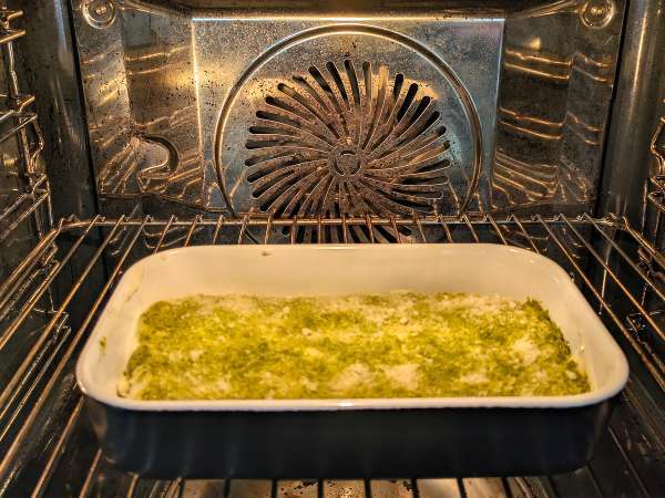 Krémové pesto cannelloni au gratin: jednoduchý a chutný recept - Príprava krok 9