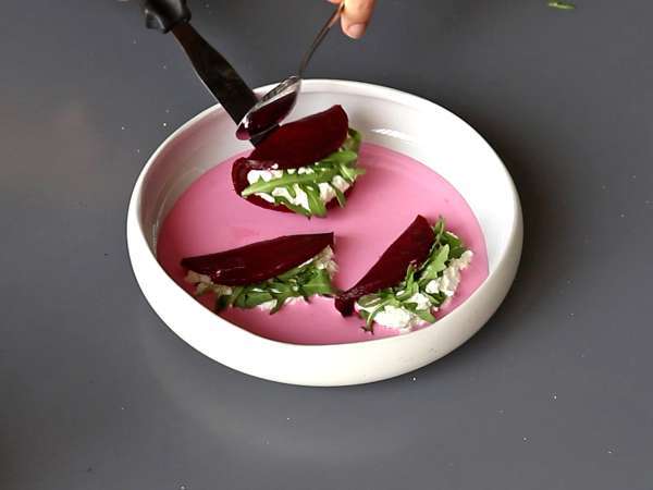 Ravioli z červenej repy, jednoduchý a elegantný predkrm - Príprava krok 5