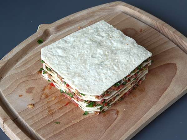 Lavash kebab špízy s tortillami, ľahko pripraviteľné vo fritéze! - Príprava krok 6
