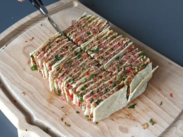Lavash kebab špízy s tortillami, ľahko pripraviteľné vo fritéze! - Príprava krok 8