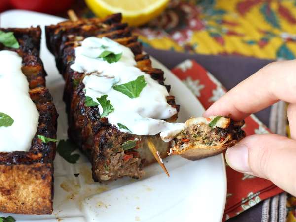 Lavash kebab špízy s tortillami, ľahko pripraviteľné vo fritéze! - Príprava krok 11