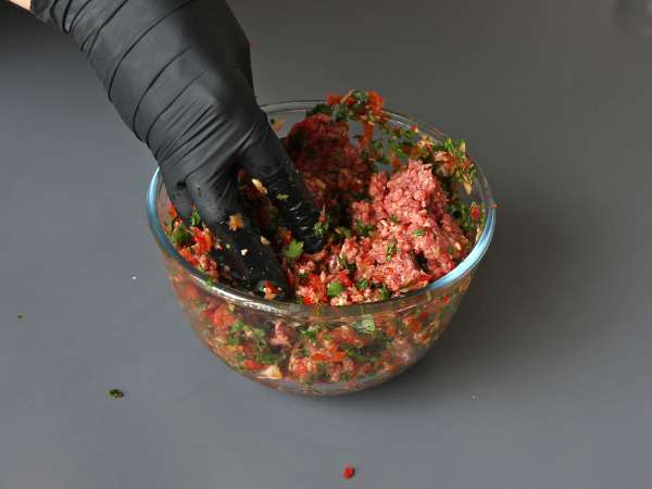 Lavash kebab s tortillami, slávny jednoduchý kebab pečený v rúre! - Príprava krok 4
