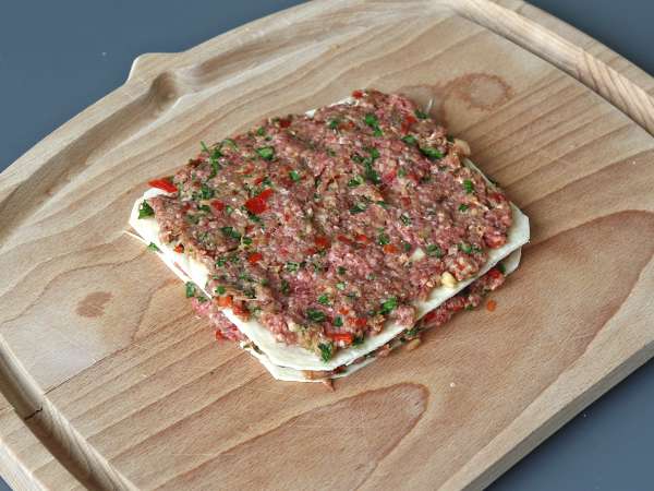 Lavash kebab s tortillami, slávny jednoduchý kebab pečený v rúre! - Príprava krok 5