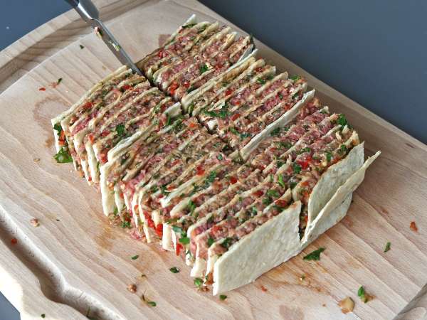 Lavash kebab s tortillami, slávny jednoduchý kebab pečený v rúre! - Príprava krok 8