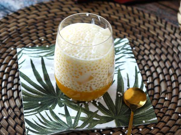 Mango ságo, ázijský dezert s tapiokou a mangom, ktorý si podmaní svojou jednoduchosťou. - Príprava krok 12