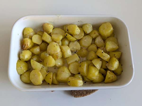 Krémové pečené zemiaky cacio e pepe: jednoduchá príloha, ktorá každého poblázni! - Príprava krok 7