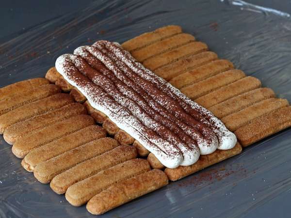 Kladka v tvare tiramisu bez formy pre milovníkov kávy - Príprava krok 5