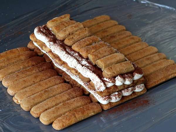 Kladka v tvare tiramisu bez formy pre milovníkov kávy - Príprava krok 7