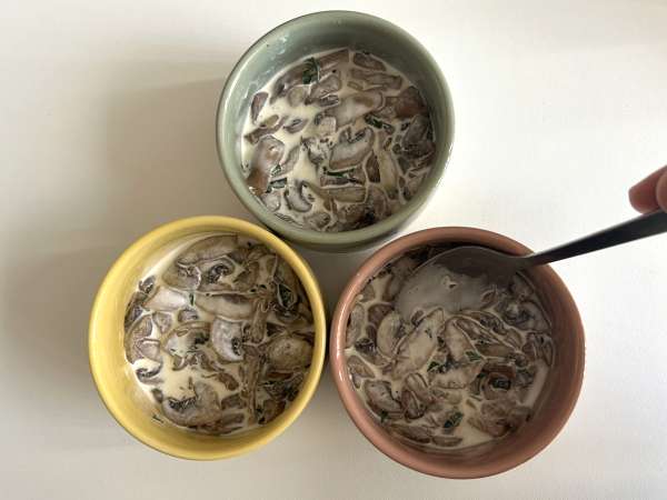 Krémové vajíčka s hubami: rýchly a veľmi príjemný recept! - Príprava krok 7