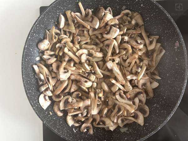 Gratinované zemiaky so šampiňónmi - Príprava krok 5