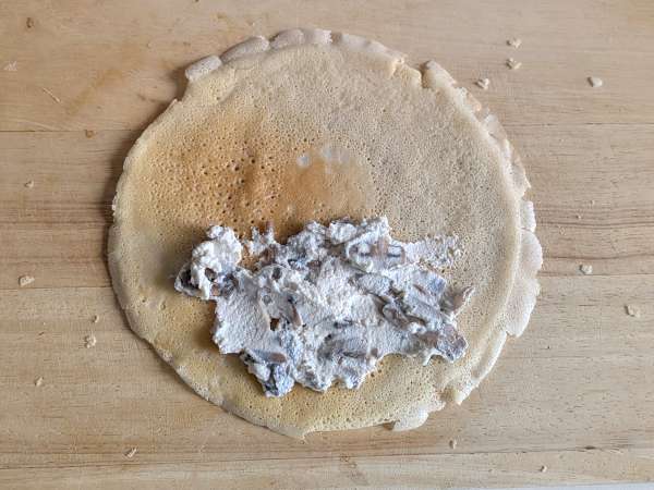 Crespelle ricotta a huby: dokonalý krémový vegetariánsky recept na každú príležitosť - Príprava krok 8