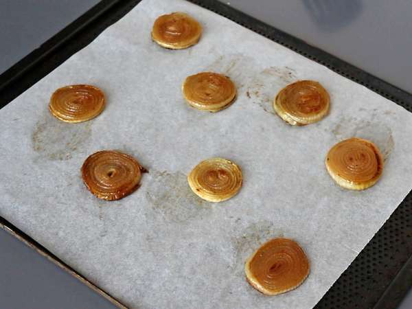Cibuľové tartaletky tatin - Príprava krok 6