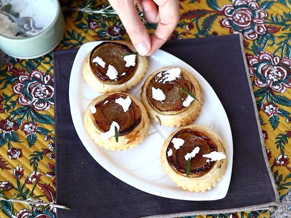 Cibuľové tartaletky tatin - Príprava krok 9