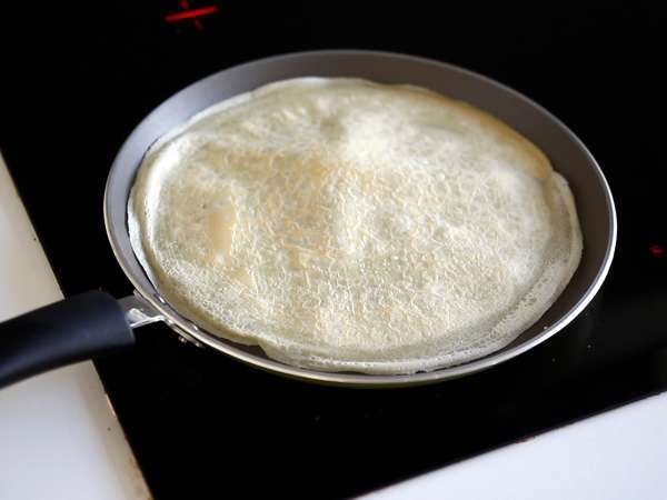Palacinkové tagliatelle s čokoládou a arašidmi! - Príprava krok 4